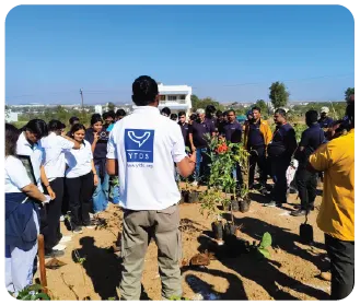 Community session conducted by YTDS volunteers